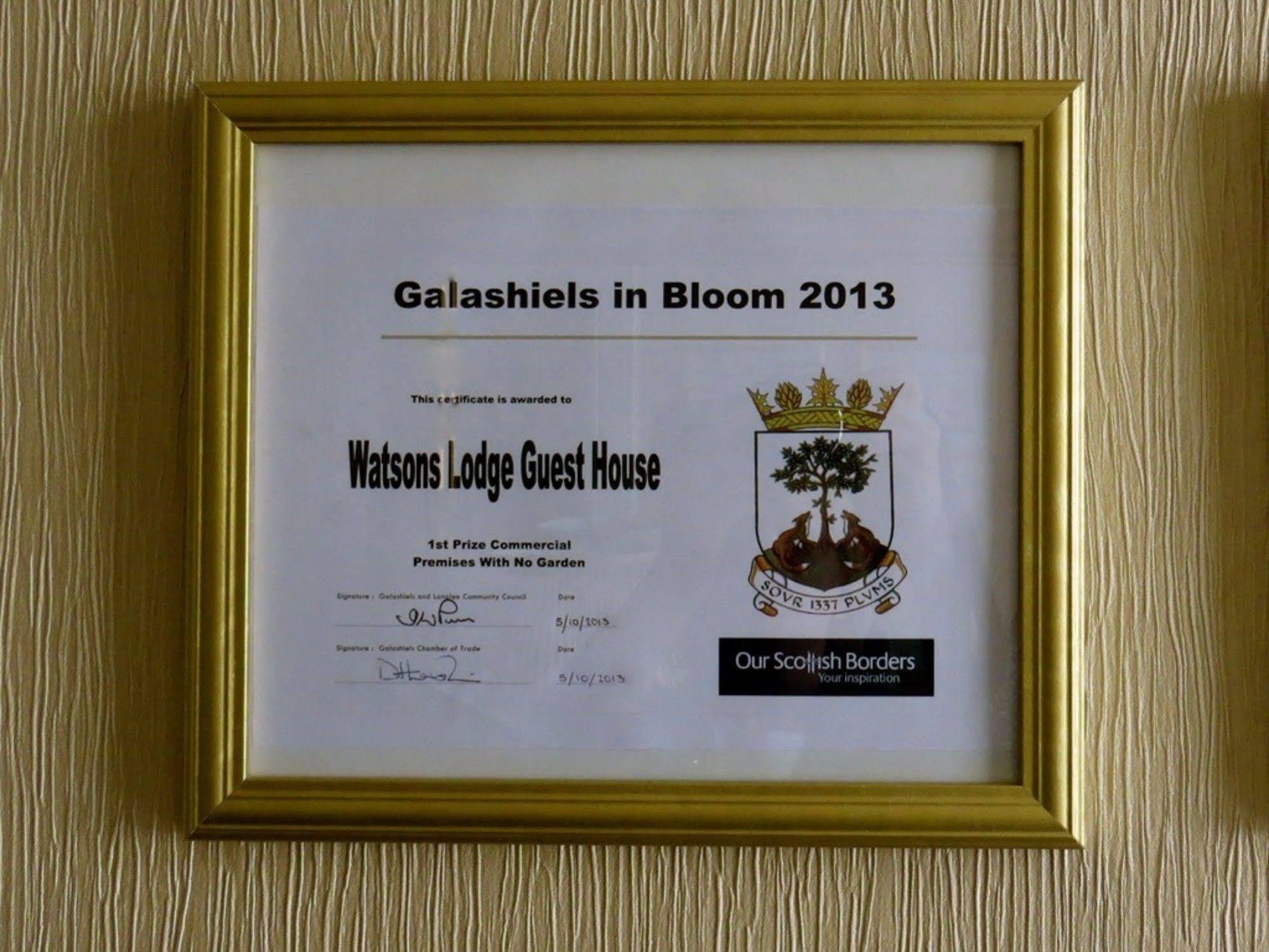Watson Lodge Guest House Galashiels Exterior photo